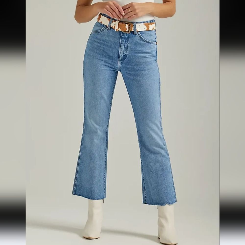 Wrangler® Wrock 627 Jean Cropped Flared Western Size W31 L28 Size 12